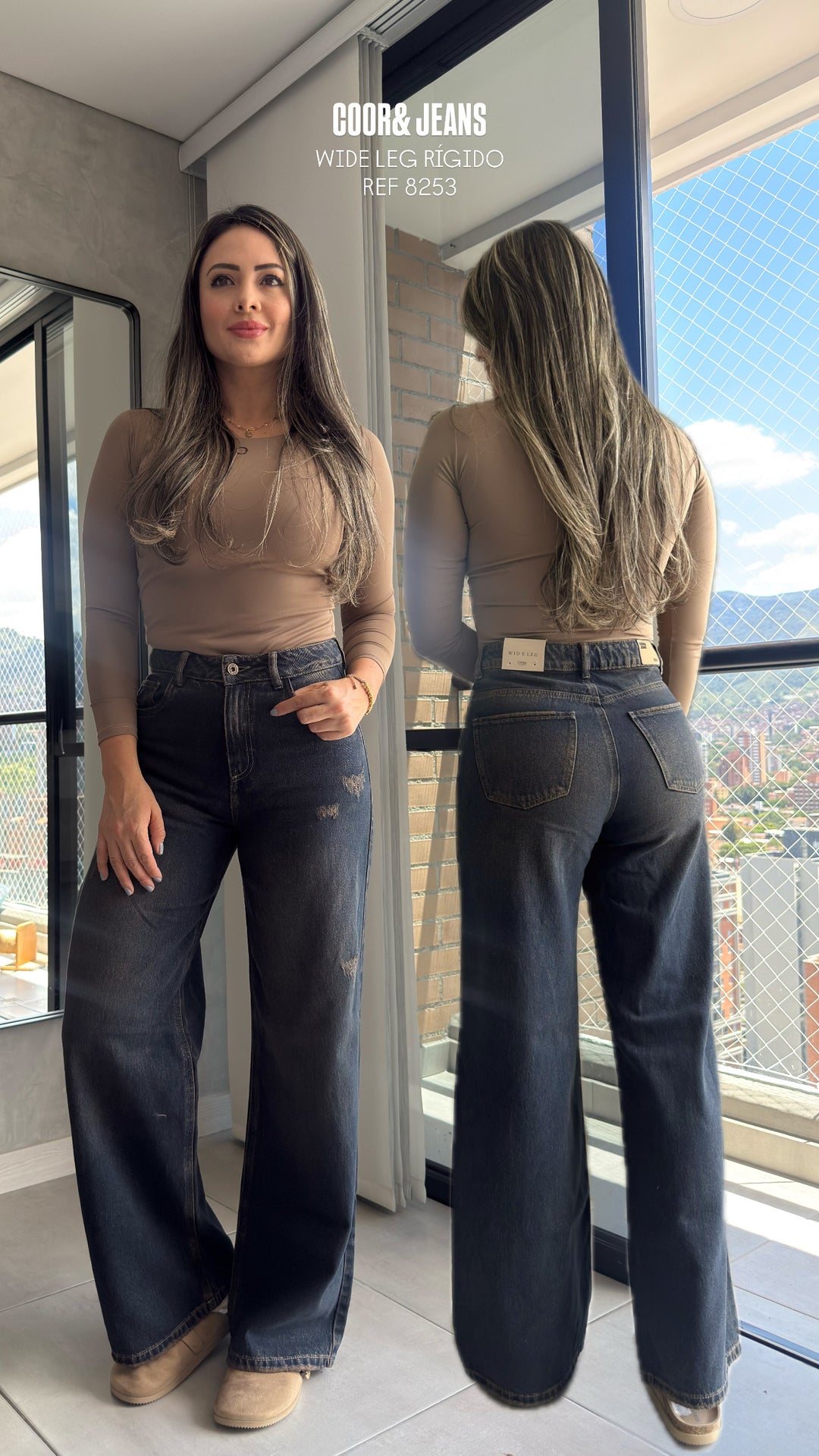 WIDE LEG RÍGIDO DIRTY