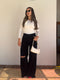 WIDE LEG RÍGIDO NEGRO