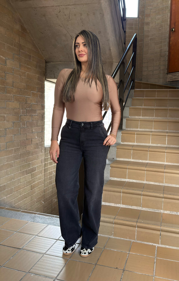 STRAIGHT WIDE STRETCH — Gris