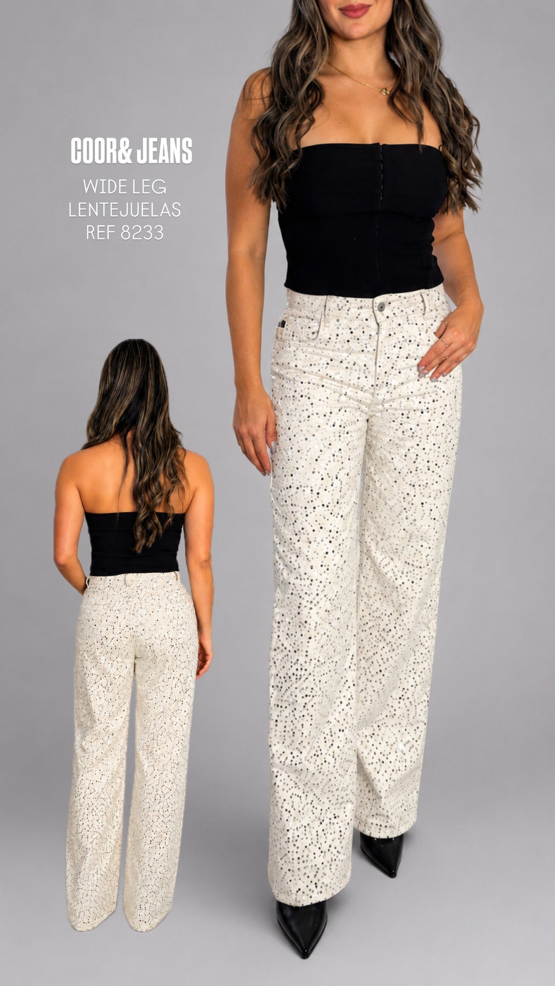 WIDE LEG LENTEJUELAS