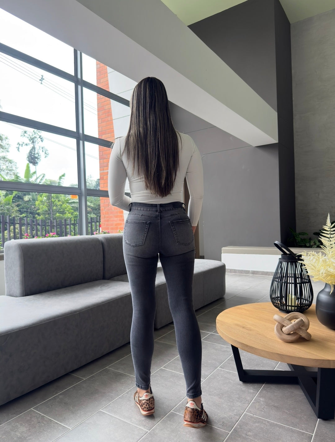 SKINNY STRETCH GRIS