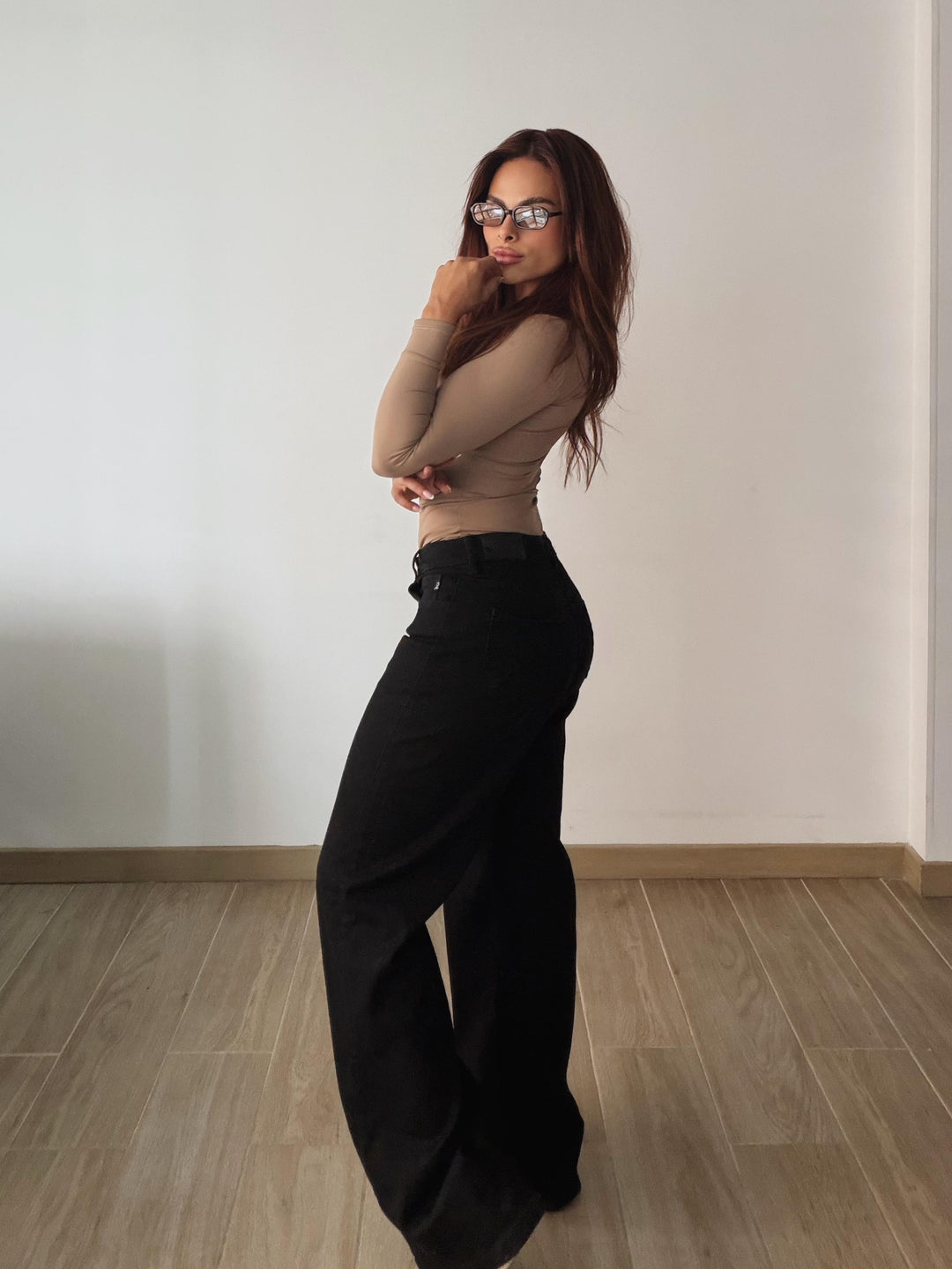 WIDE LEG NEGRO