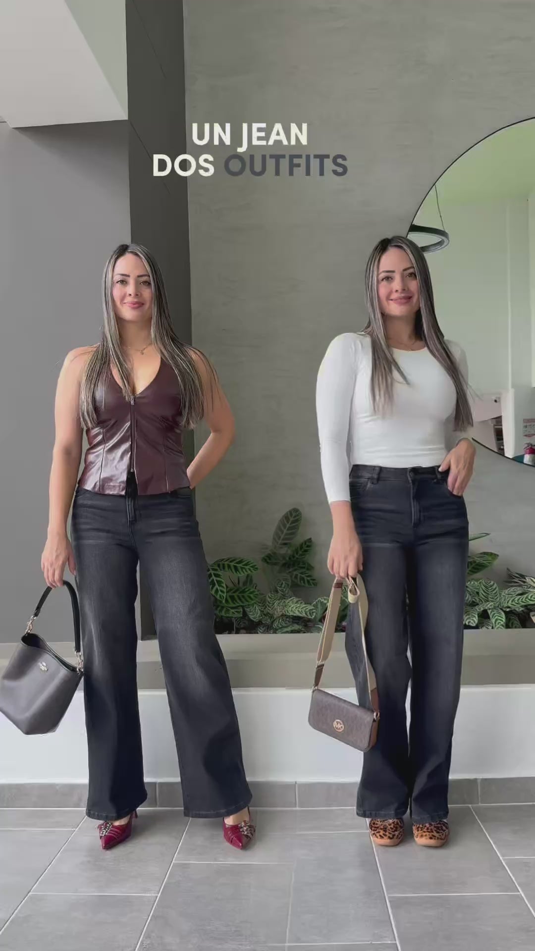 STRAIGHT WIDE STRETCH — Gris